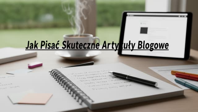 Jak pisać skuteczne artykuły blogowe: praktyczny przewodnik pisacz.ai