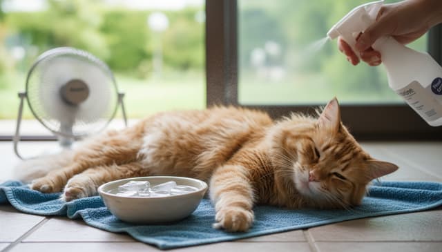 Jak pomóc kotu podczas upałów: praktyczny przewodnik dla właścicieli