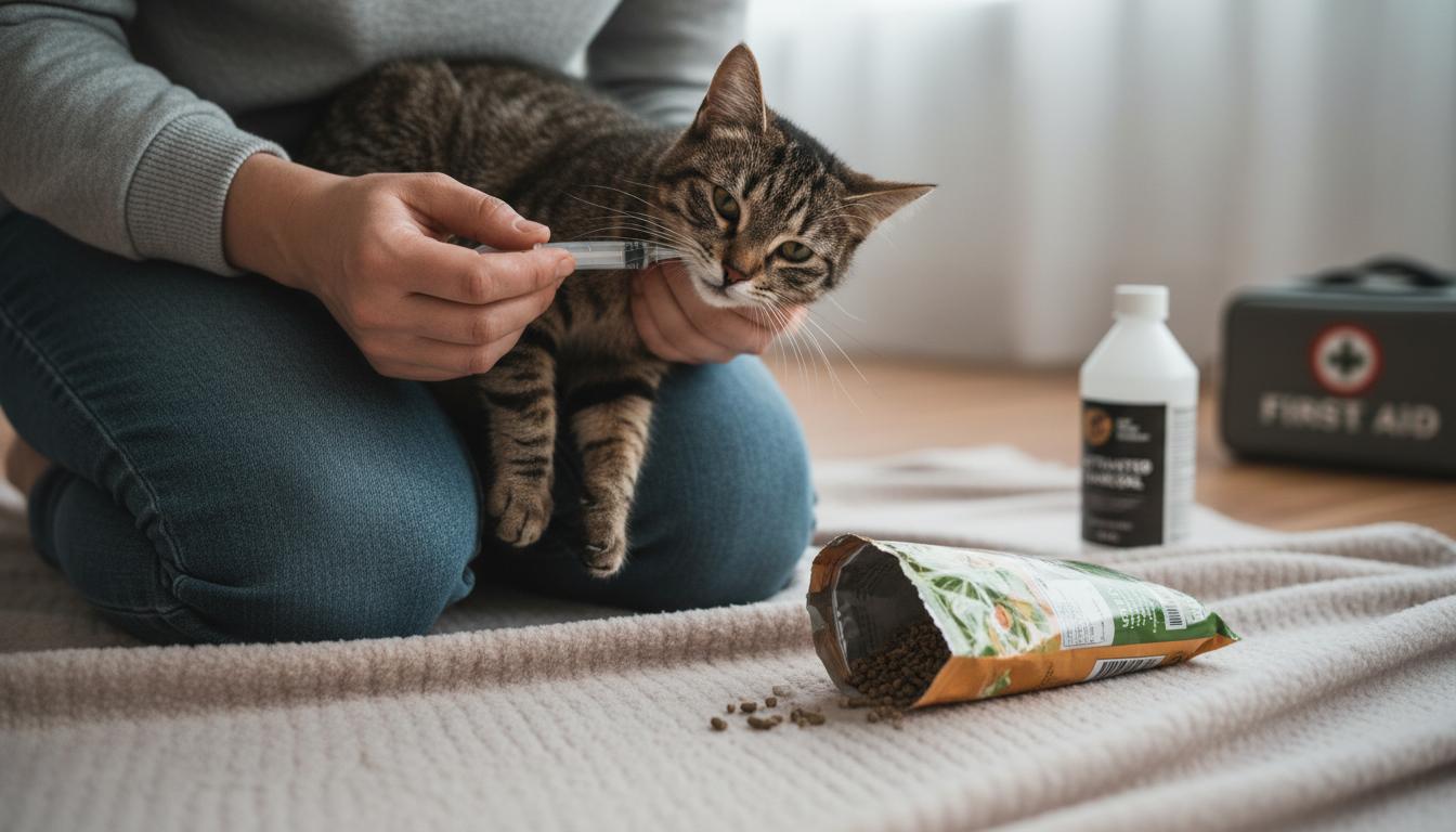 Jak pomóc kotu w przypadku nagłego zatrucia: praktyczny przewodnik