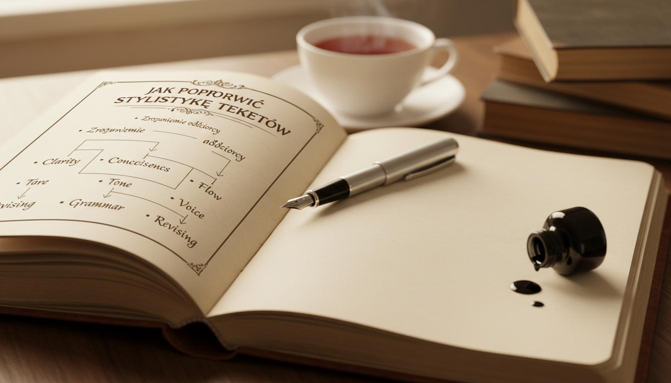 Jak poprawić stylistykę tekstów: praktyczny przewodnik dla pisarzy