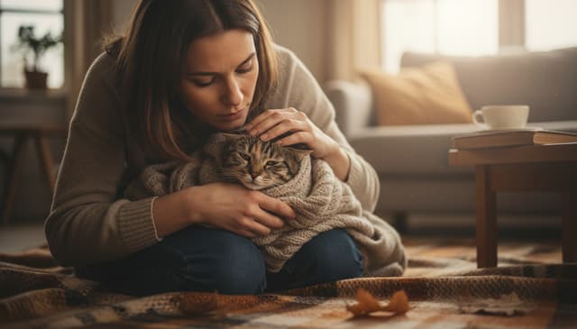Jak poradzić sobie ze stresem, gdy zwierzę jest chore: praktyczny poradnik