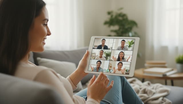 Jak porozmawiać bez stresu online: praktyczny przewodnik