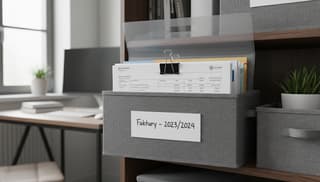 Jak prawidłowo przechowywać faktury: praktyczny przewodnik dla firm