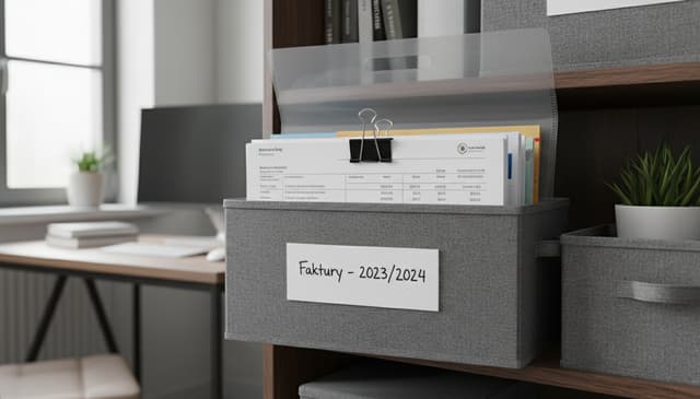 Jak prawidłowo przechowywać faktury: praktyczny przewodnik dla firm
