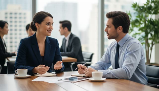 Jak prowadzić rozmowy profesjonalne: praktyczny przewodnik dyskusje.ai