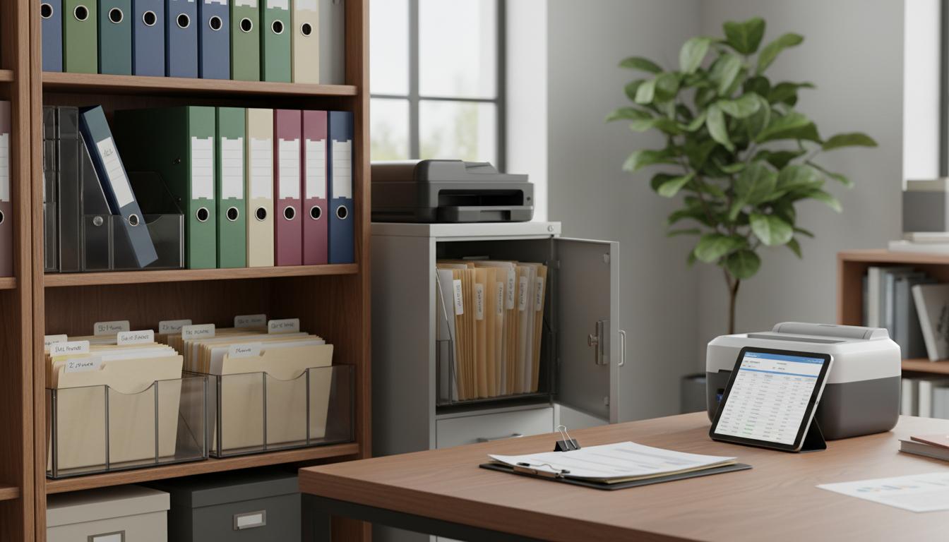 Jak przechowywać dokumenty księgowe: praktyczny przewodnik