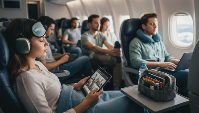Jak przetrwać długi lot: praktyczny przewodnik dla podróżnych