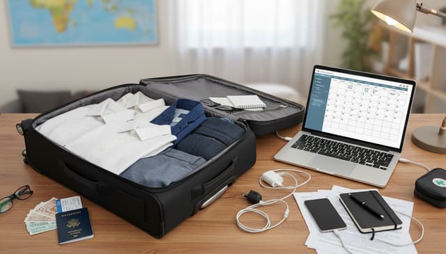 Jak przygotować się do podróży służbowej: praktyczny przewodnik