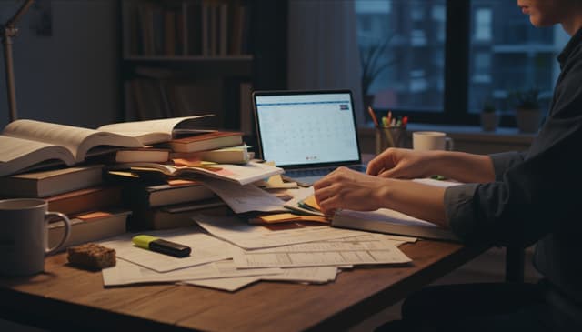 Jak radzić sobie z dużą ilością materiału do nauki: praktyczny przewodnik