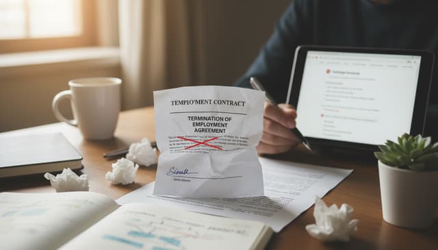 Jak radzić sobie z wypowiedzeniem umowy o pracę: praktyczny przewodnik