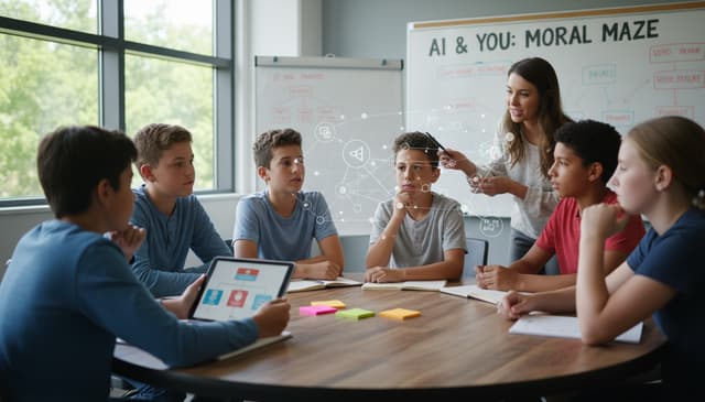 Jak rozmawiać o etyce AI z uczniami: praktyczny przewodnik