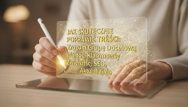 Jak skutecznie poprawić treści: praktyczny przewodnik redakcyjny