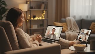 Jak spędzić samotny wieczór z kimś online: praktyczny przewodnik