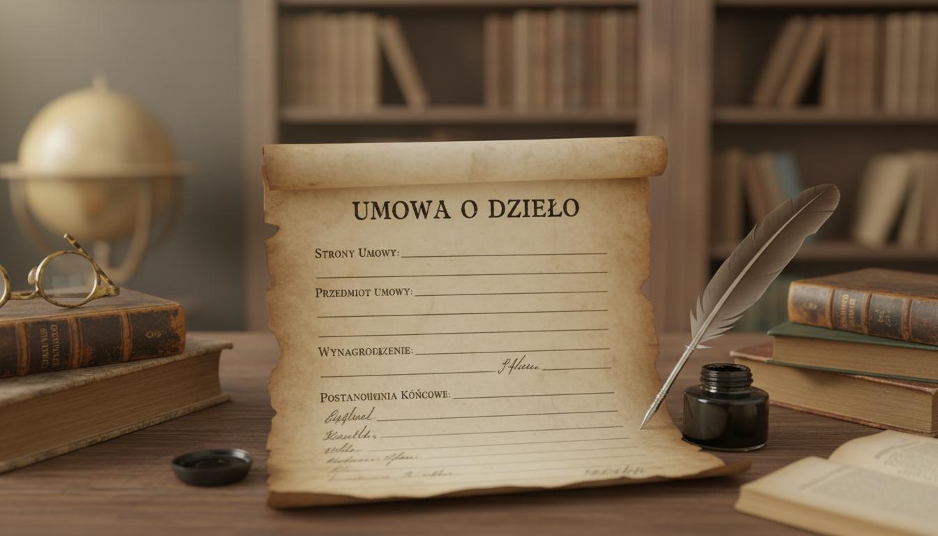 Jak sporządzić umowę o dzieło: praktyczny przewodnik dla wykonawców