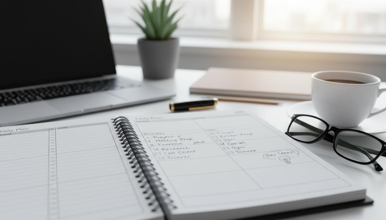 Jak stworzyć efektywny plan dnia: praktyczny przewodnik konsjerz.ai