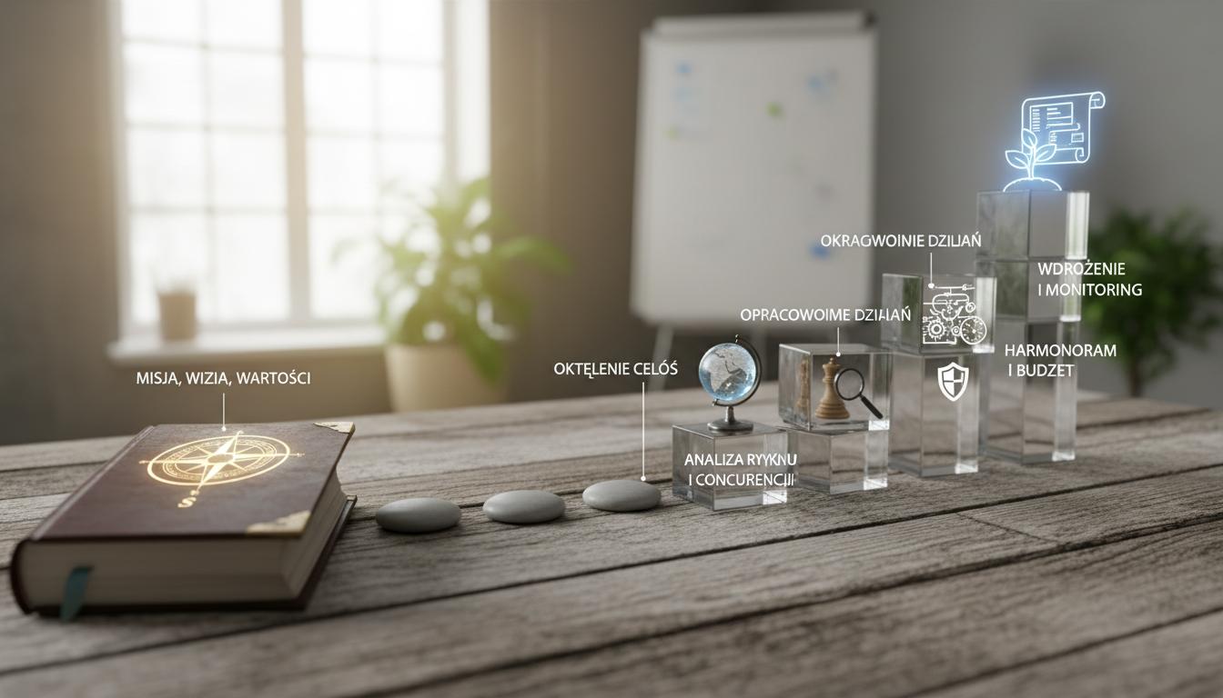 Jak stworzyć strategię biznesową krok po kroku: praktyczny przewodnik