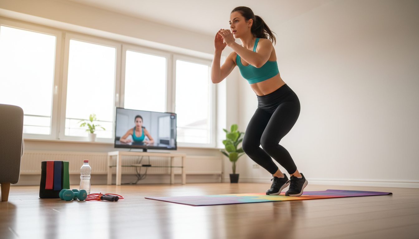 Jak szybko poprawić kondycję fizyczną w domu bez biegania