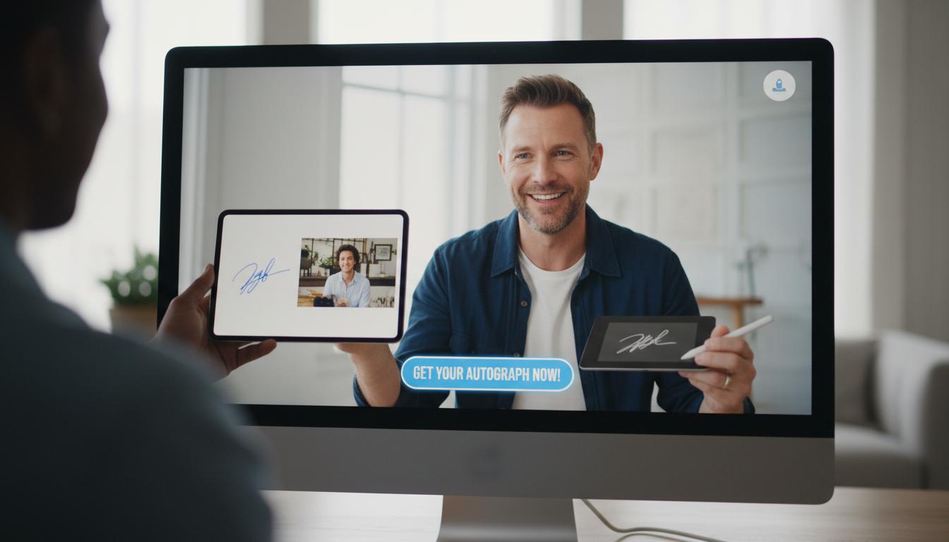 Jak zdobyć autograf celebryty online: praktyczny przewodnik
