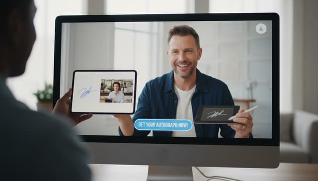 Jak zdobyć autograf celebryty online: praktyczny przewodnik