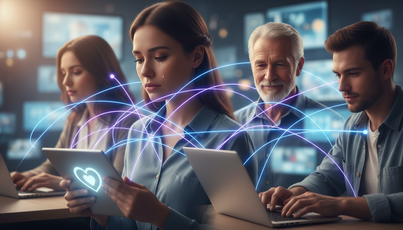 Emocjonalne wsparcie online szybko, ale z ludźmi jak Ty