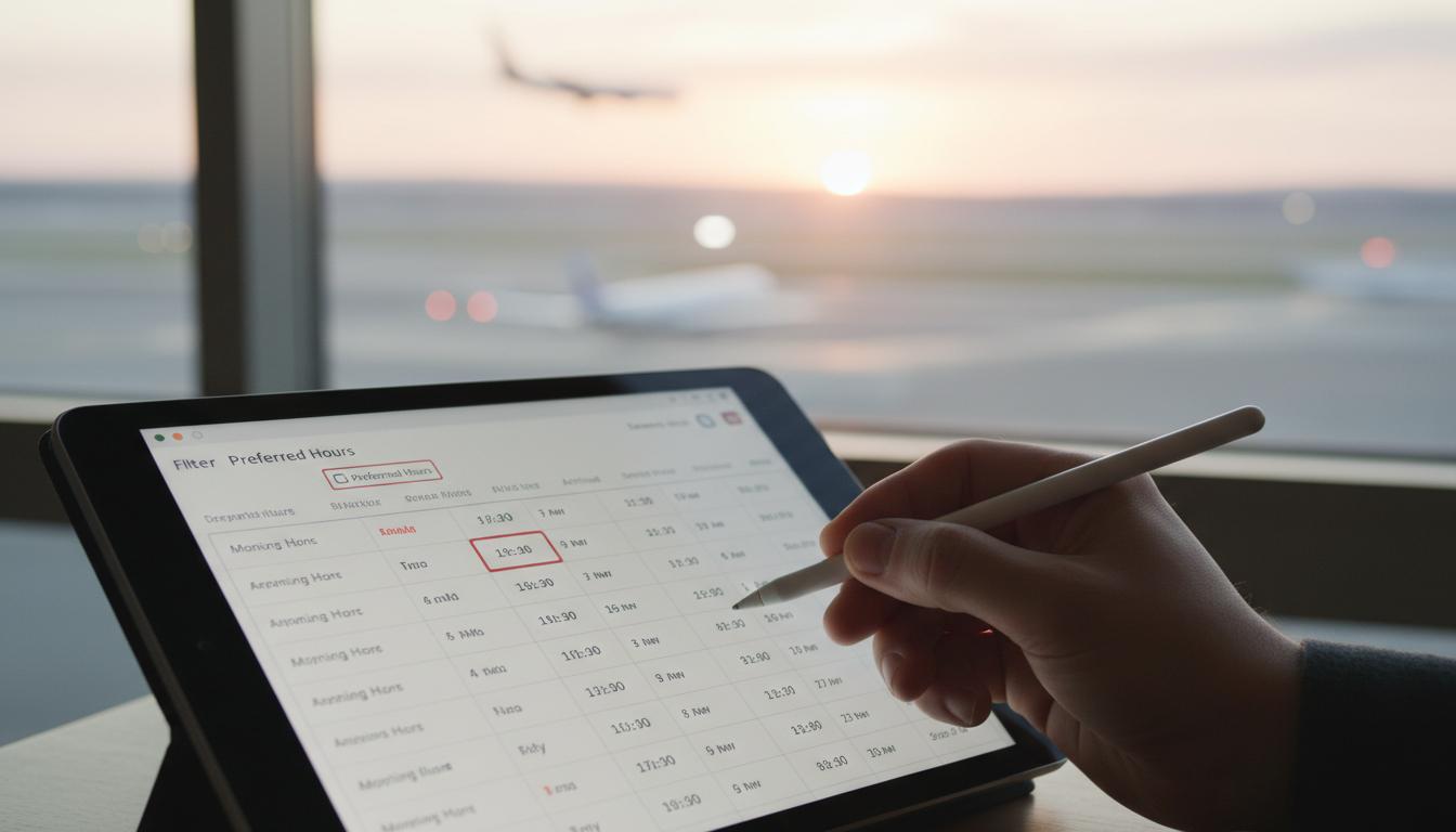 Jak znaleźć loty w dobrych godzinach: praktyczny przewodnik