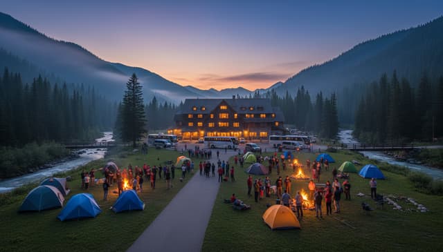 Jak znaleźć nocleg dla dużej grupy: praktyczny przewodnik