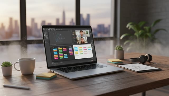 Jak zorganizować pracę kreatywną online: praktyczny przewodnik