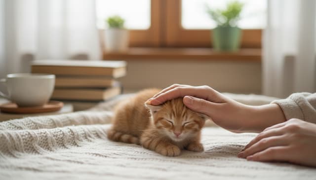 Jak zredukować stres z kotkiem: praktyczny przewodnik na co dzień