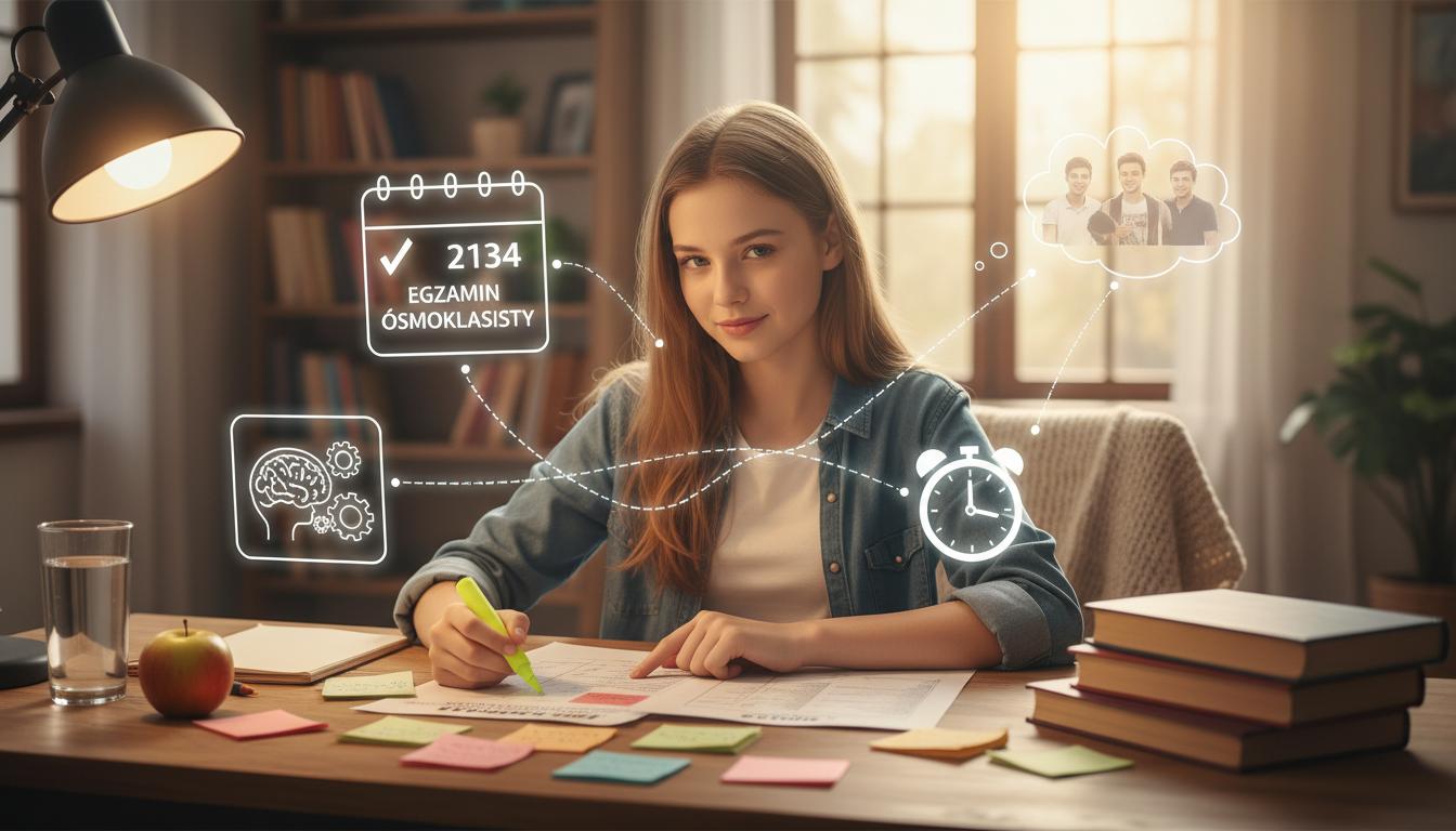 Jak zrobić dobre powtórki przed egzaminem ósmoklasisty: praktyczny przewodnik