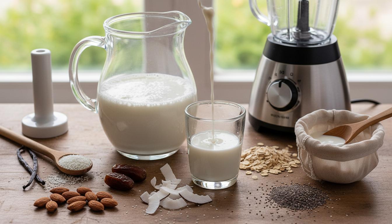 Jak zrobić domowe mleko roślinne: praktyczny przewodnik krok po kroku