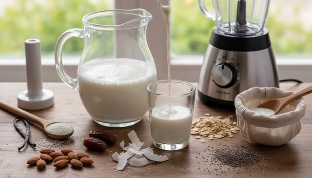 Jak zrobić domowe mleko roślinne: praktyczny przewodnik krok po kroku