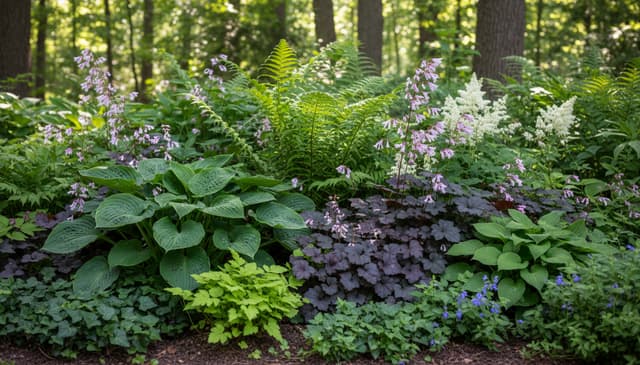 Jakie rośliny na rabaty w cieniu wybrać: praktyczny przewodnik