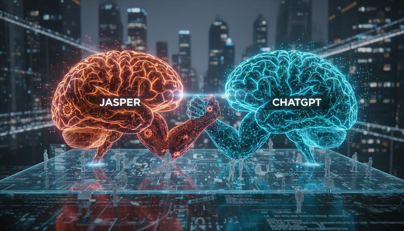 Jasper vs ChatGPT: porównanie narzędzi do tworzenia treści AI