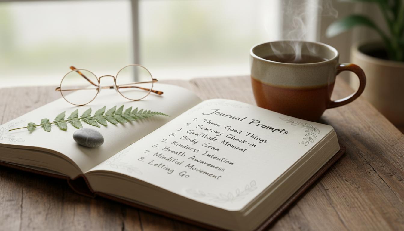 Journal Prompts for Mindfulness and Wellbeing: a Practical Guide