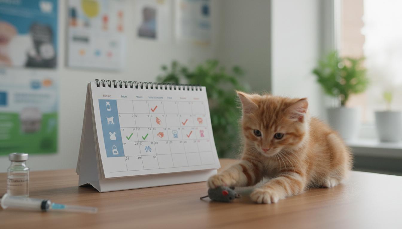 Kalendarz szczepień kota: praktyczny przewodnik dla właścicieli