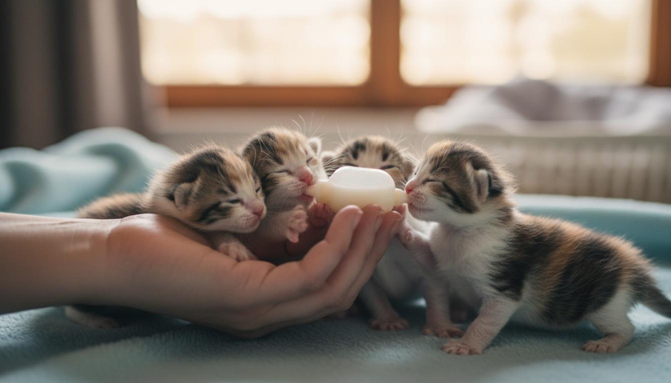 Karmienie kociąt: praktyczny przewodnik dla opiekunów