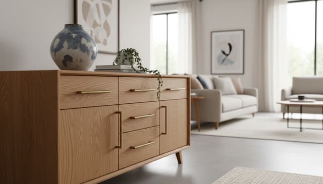 Komoda do salonu: praktyczny przewodnik po stylach i funkcjach