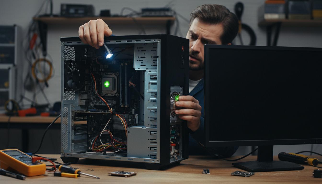 Komputer się nie włącza – co zrobić krok po kroku?