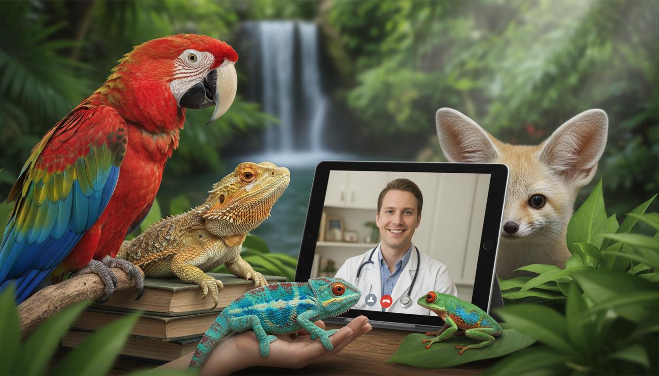 Konsultacja online dla zwierząt egzotycznych: praktyczny przewodnik