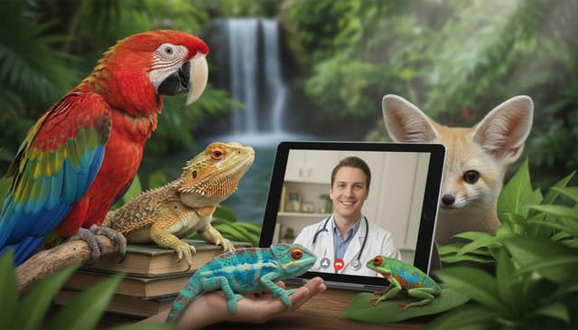 Konsultacja online dla zwierząt egzotycznych: praktyczny przewodnik