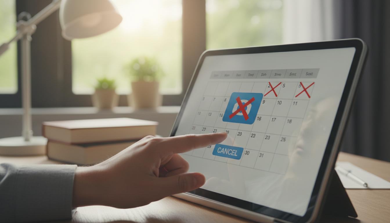 Korepetycje online anulowanie: jak skutecznie zarządzać rezerwacjami