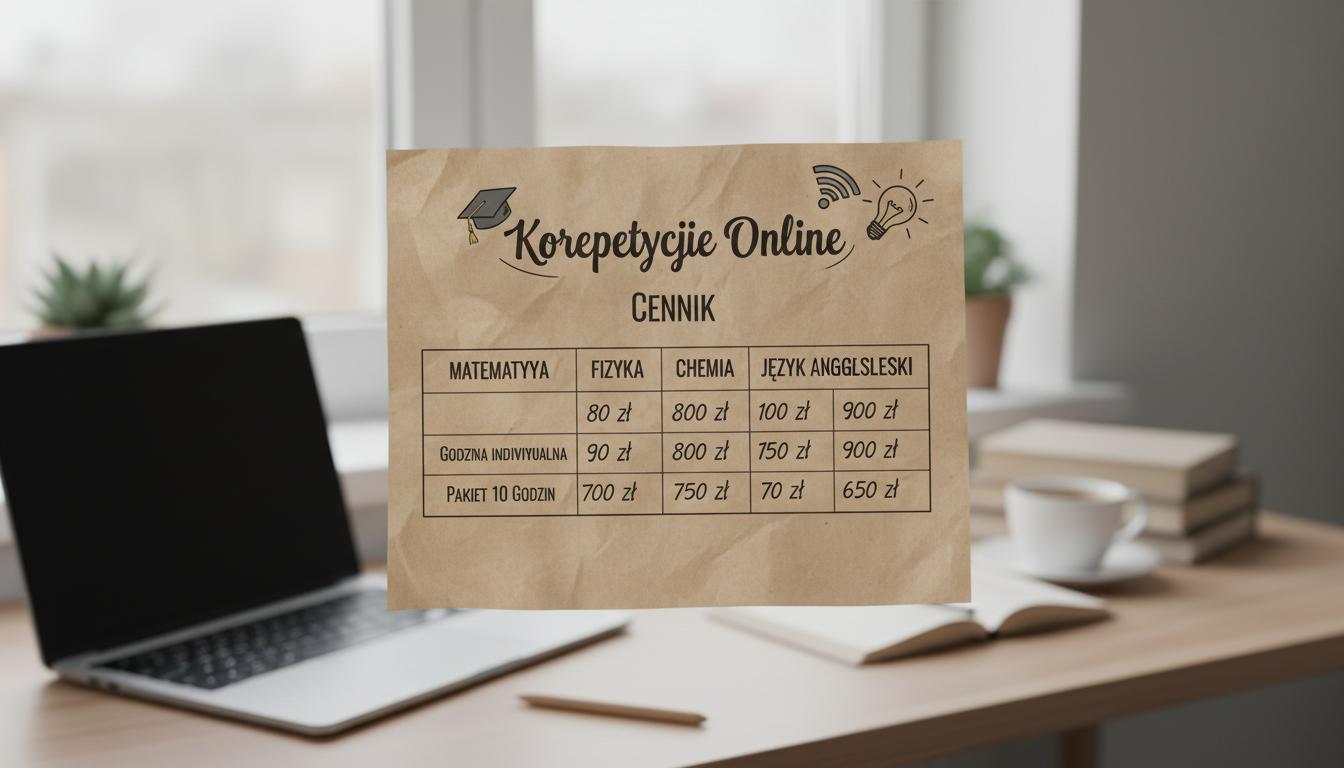 Korepetycje online cennik: jak wybrać najlepszą ofertę dla siebie