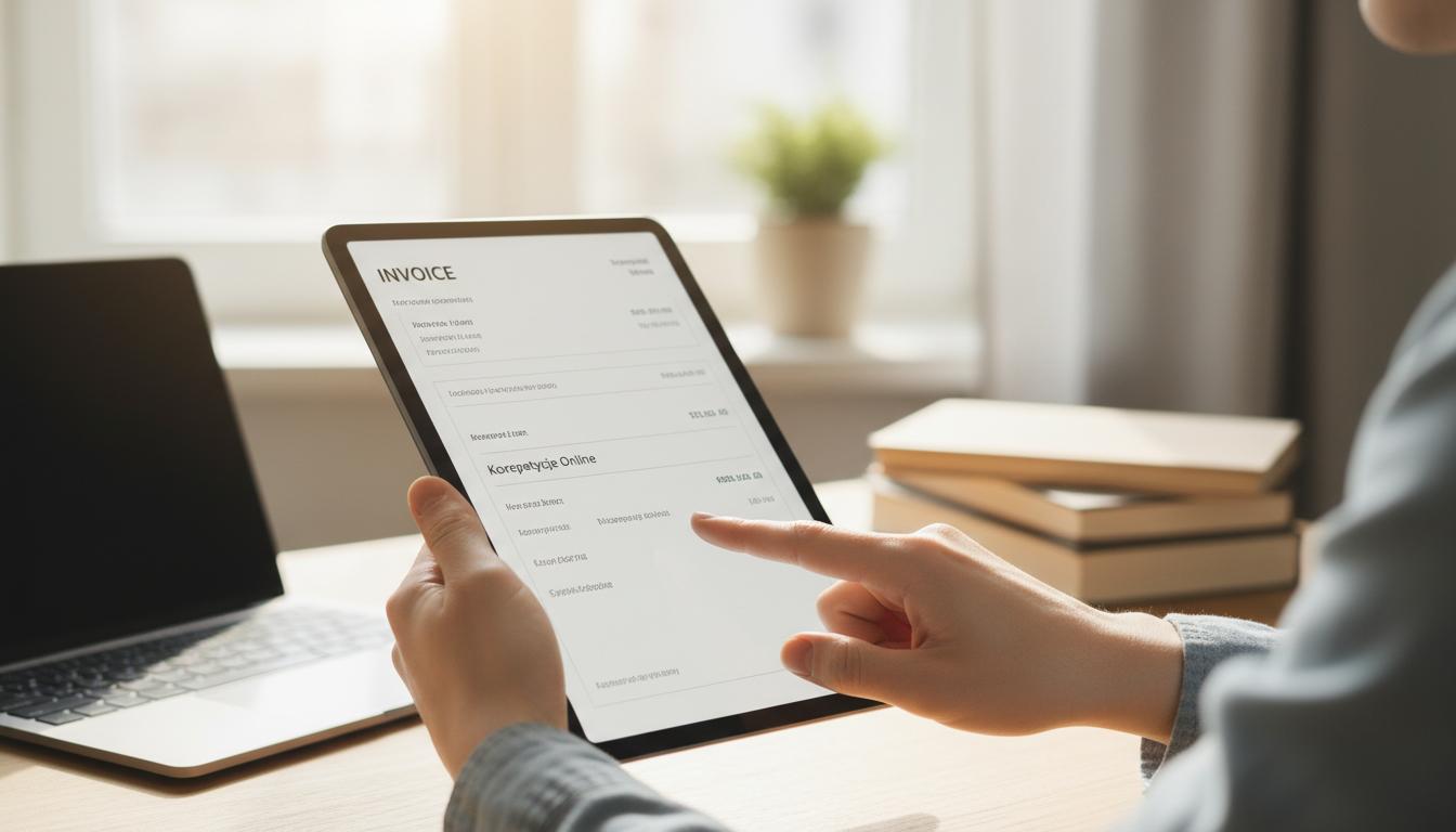 Korepetycje online faktura: jak ją wystawić i rozliczyć prawidłowo