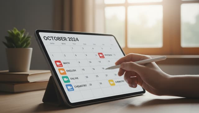 Korepetycje online: jak efektywnie korzystać z kalendarza zajęć