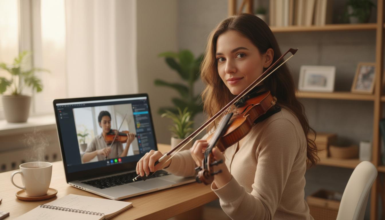 Korepetycje skrzypce online: jak skutecznie uczyć się na odległość