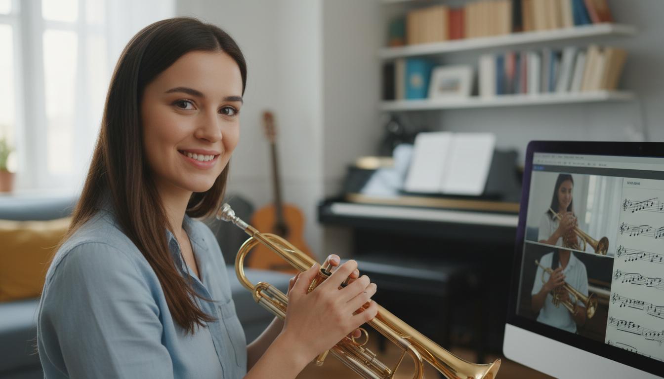 Korepetycje trąbka online: jak skutecznie uczyć się gry zdalnie
