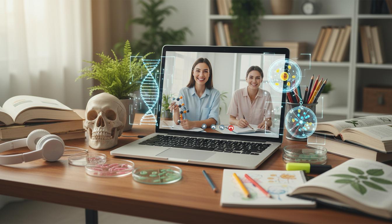 Korepetycje z biologii online: jak skutecznie się uczyć zdalnie
