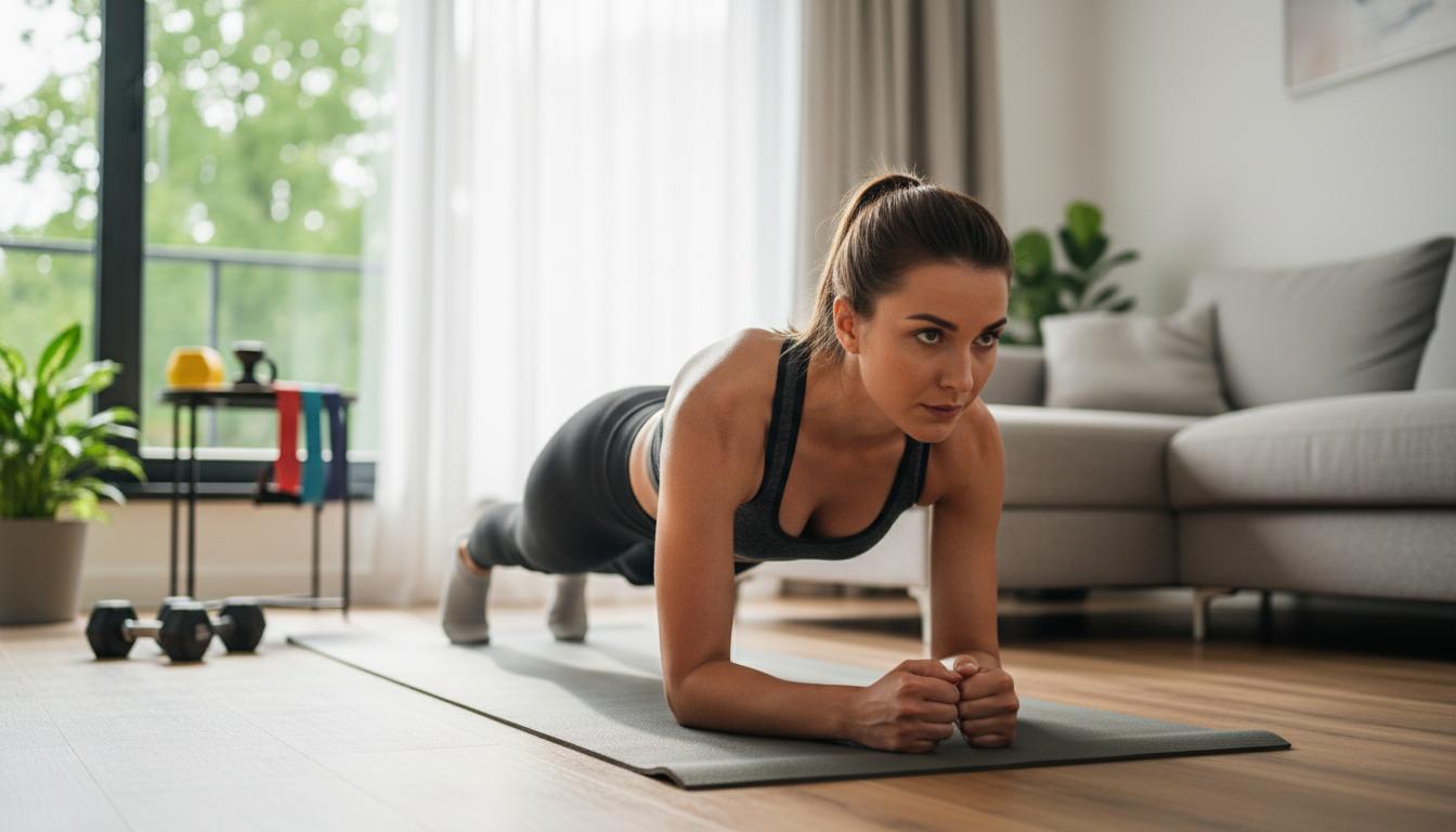 Krótkie treningi w domu: efektywne ćwiczenia dla zapracowanych