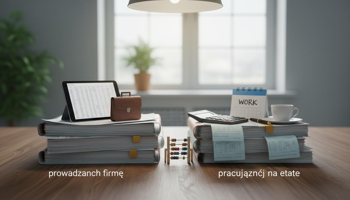 Księgowość dla osób pracujących na etacie i prowadzących firmę: praktyczny przewodnik