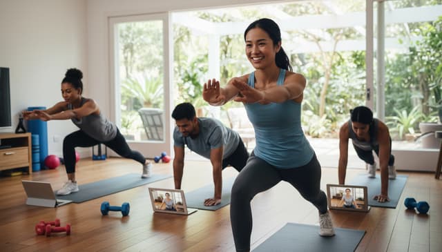 Kursy fitness online: praktyczny przewodnik po treningach w domu